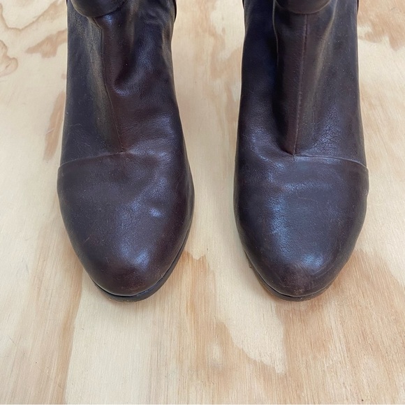 Rag & Bone Classic Newbury Brown Leather Ankle Bootie - Picture 2 of 10